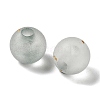 Frosted Transparent Acrylic Beads X1-OACR-F013-13F-2