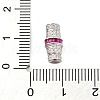 925 Sterling Silver Micro Pave Cubic Zirconia Screw Clasps STER-U005-03P-03-3