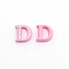 Rhinestone Slide Letter Charms RB-TAC0002-01D-2