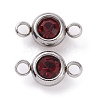 304 Stainless Steel Rhinestone Links Connectors STAS-P237-17P-M-2