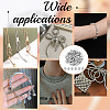 70Pcs 303 Stainless Steel European Beads STAS-NB0001-96A-5