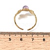 304 Stainless Steel Cuff Open Rings for Women GG-CBAE295-01G-07-4