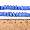 Opaque Glass Beads Strands GLAA-Q114-01A-B03-4