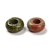 Natural Unakite European Beads G-R488-02M-2