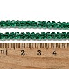 Electroplate Glass Beads Strands GLAA-Q105-02-03-2