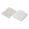 24Pcs 3 Colors Paper Jewelry Display Cards CDIS-FS0001-08-3