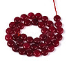 Dyed Natural White Jade Beads Strands G-T143-16N-2