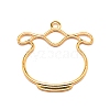 Alloy Open Back Bezel Charm Pendants PALLOY-WH0088-56-1