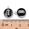 Platinum Plated Alloy Charms LS-ENAM-S118-02I-P-3