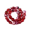 Dyed Natural Agate Beads Strands G-T138-229A-2