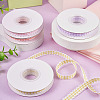 10 Yards Flat Polycotton(Polyester Cotton) Ribbon OCOR-TAC0030-01I-14