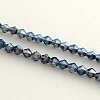 Electroplate Glass Bead Strands LS-EGLA-R094-4mm-13-1