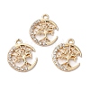 Rack Plating Alloy Crystal Rhinestone Pendants RB-L036-VF900-2-3