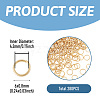 20g Brass Open Jump Rings FIND-TA0010-69D-LG-4