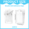 50Pcs Plastic Self-adhesion Photo Paper Craft Clips AJEW-GA0009-88-2