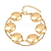 304 Stainless Steel Link Chain & Curb Chain Multi-strand Bracelets for Women BJEW-H641-01C-G-2