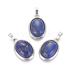 Natural Dyed Lapis Lazuli Pendants G-L512-D07-1