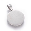 304 Stainless Steel Enamel Pendants STAS-E439-90R-P-2