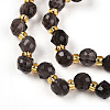 Natural Ice Obsidian Beads Strands G-T141-50-3