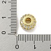 Rack Plating Brass Micro Pave Cubic Zirconia Beads KK-B091-03G-01-3