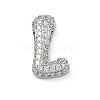 Brass Micro Pave Cubic Zirconia Pendants KK-A300-02P-L-1
