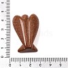 Synthetic Goldstone Angel Figurine DJEW-N006-01A-29-3