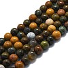 Natural Ocean Jasper Beads Strands G-P457-C05-04-1