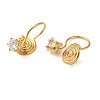 Brass Ear Cuff Findings KK-XCP0001-84-3