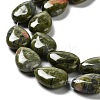 Natural Unakite Beads Strands G-L242-36-4