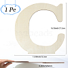 Letter Unfinished MDF Sheets WOOD-WH20012-008C-2
