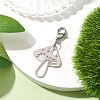 Non-Tarnish Hollow Mushroom 201 Stainless Steel Pendant Decoration HJEW-JM01978-02-2