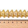 Painted Glass Beads Strands GLAA-Z021-19H-3