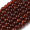 Spray Painted Crackle Glass Beads Strands CCG-Q001-4mm-16-1