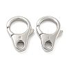 304 Stainless Steel Lobster Claw Clasps STAS-O002-02P-1