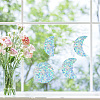 16 Sheets 4 Styles Waterproof PVC Colored Laser Stained Window Film Static Stickers DIY-WH0314-077-7