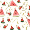 DIY Watermelon Dangle Earrings DIY-FS0006-06-4