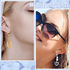 100Pcs 2 Colors 304 Stainless Steel Leverback Earring Findings STAS-ME0001-23-5
