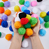 72Pcs 12 Colors Polypropylene Pompom Ball DIY-FH0010-22-3