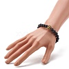 Natural Lava Rock Essential Oil Diffuser Bracelet for Men Women BJEW-JB06731-3