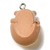 Cute Opaque Resin Pendants RESI-L038-08P-01-2