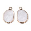 Natural Quartz Crystal Pendants G-S359-317E-2