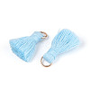 Polycotton(Polyester Cotton) Tassel Pendant Decorations X-FIND-S280-11-2