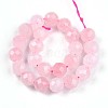 Natural Rose Quartz Beads Strands G-S345-8mm-34-3