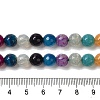 Dyed & Heated Natural Dragon Veins Agate Beads Strands X-G-P539-A01-20-5