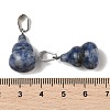 Natural Blue Spot Jasper Pendants G-B127-03P-03-3