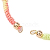 5 Colors Braided Nylon Cord Sets for DIY Bracelet Making AJEW-JB01238-3