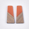 Resin & Walnut Wood Pendants RESI-S358-83A-2