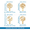 Beadthoven 24Pcs 12 Styles Zinc Alloy Links FIND-BT0001-02-13