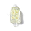 Transparent Resin Pendants RESI-D057-17-2