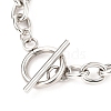 Unisex 304 Stainless Steel Figaro Chain Bracelets X-BJEW-H541-06A-P-2